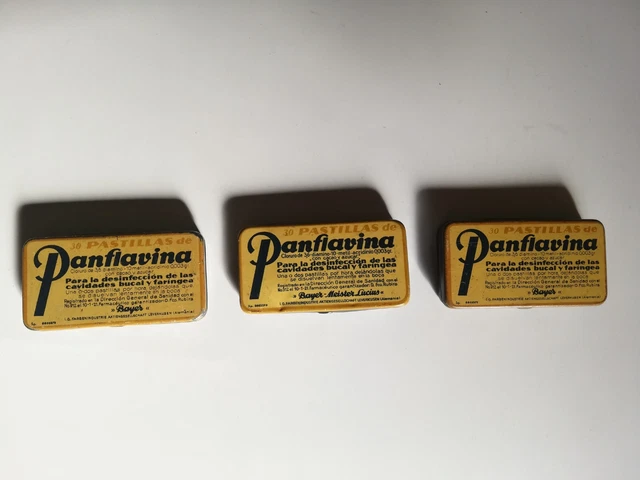 Bayer Panflavina Cajitas Metalicas
