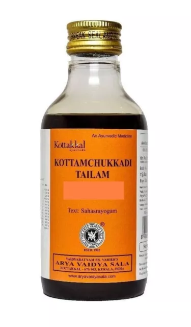 Kottakkal Ayurveda Kottamchukkadi Tailam 200 ml aide à réduire...