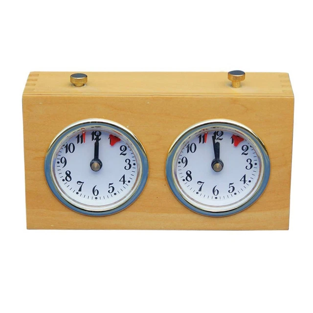 Minuterie d'horloge d'échecs de haute qualité pour les amateurs d'échecs et l