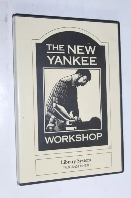 DVD The New Yankee Workshop, sistema de bibliotecas, #0513D con inserto de plan