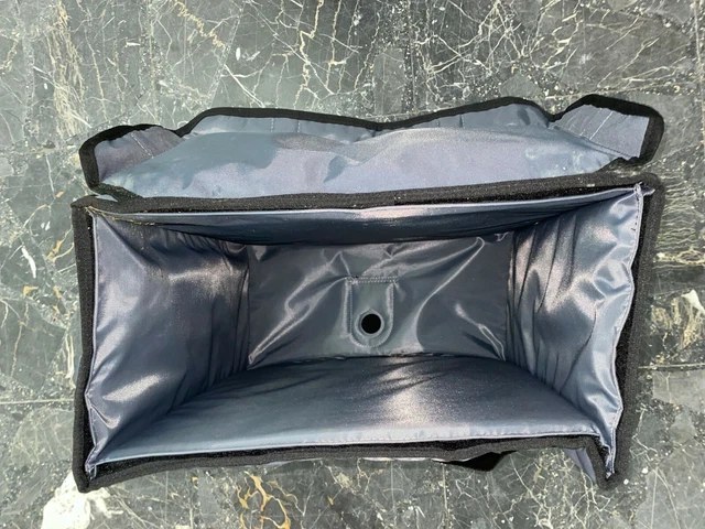 Borsa Termica Porta Pizze Da Asporto | 6 Cartoni | Cinghia Regolabile | Colore Rosso | Ideale Per Consegne E Picnic - Foto 5