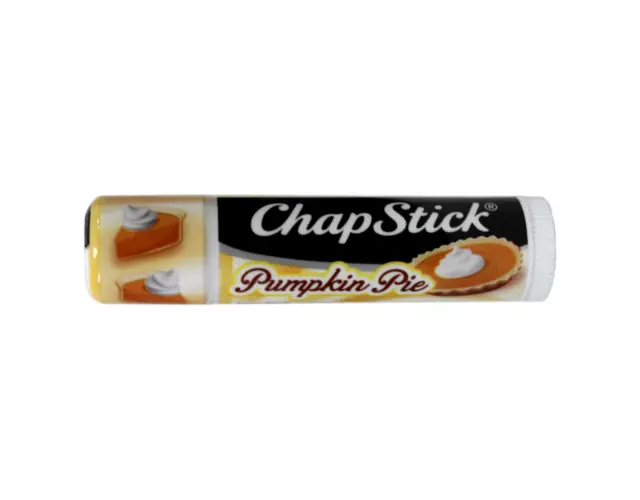 Pack of 3 ChapStick Pumpkin Pie Flavored Moisturizing Lip Balm 0.15 oz tubes