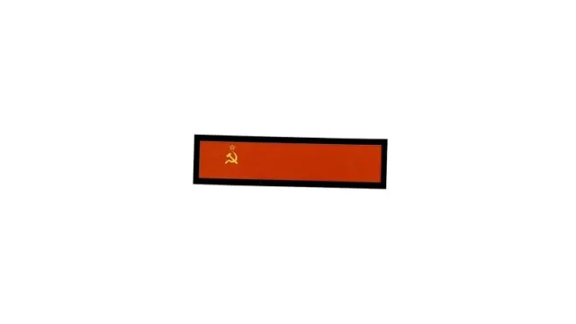aufnäher gedruckt Aufbügel flagge patch fahne russland urss sowjetunion