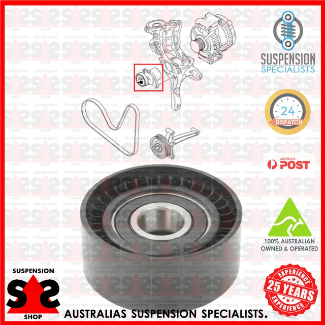 TENSIONER PULLEY, VRIBBED Belt Suit AUDI A4 B8 Avant (8K5) 2.0 TFSI