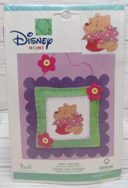 Disney Pooh's Block Party Quilt Stamped Cross Stitch Kit 1132-78