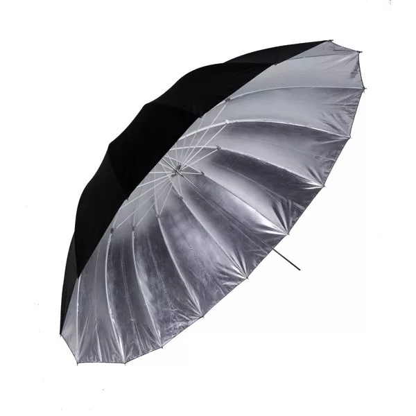 Phottix Parapluie Professionnel Para-Pro 101cm 40 " Argent/Noir Réfléchissant