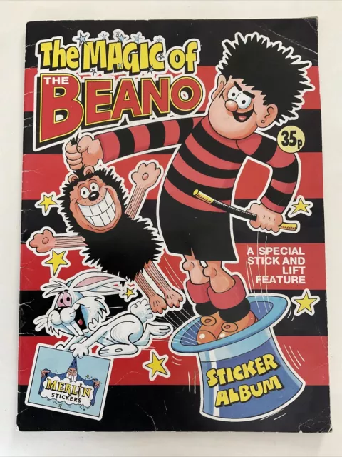 The Magic of The Beano Sticker Album - Empty