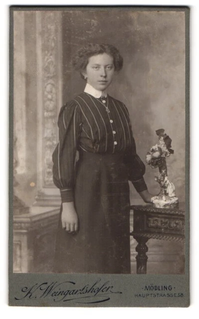 Photography K. Weingartshofer, Mödling, Hauptstr. 58, Young Lady in Fashionable Bl