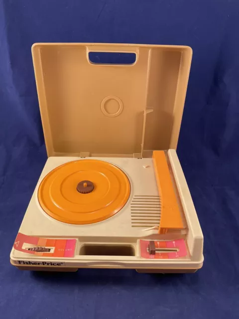 Vintage 1978 Fisher-Price Phonograph Turntable Record Player Model 825 Works