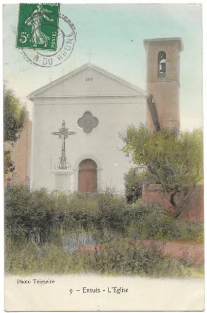 Carte postale de Ensuès - L'Eglise