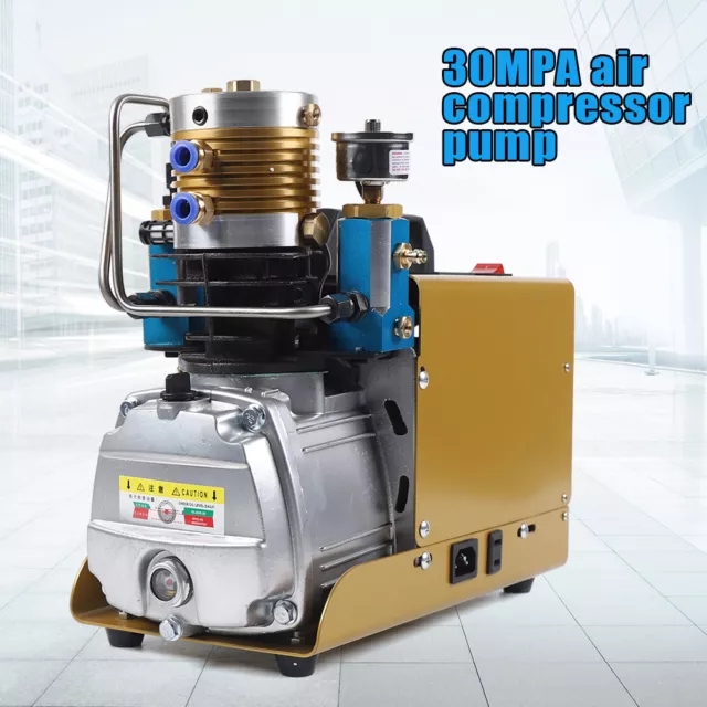 30 MPA 4500 PSI pompa aria alta pressione compressore PCP arresto auto con filtro olio acqua