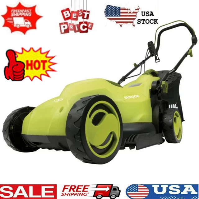 COMPACT CORDED ELECTRIC WalkBehind Push Lawn Mower 13inch 12Amp 3