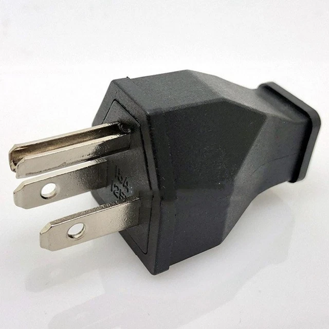 MALE AND FEMALE Replacement Plug 15A 125V Grounding Plug Most Home ...