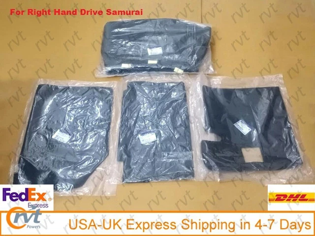 Set De 4 Doublures Intérieures En Feutre Rouge Pour Suzuki Samurai, Jimmy, Sierra, Gypsy
