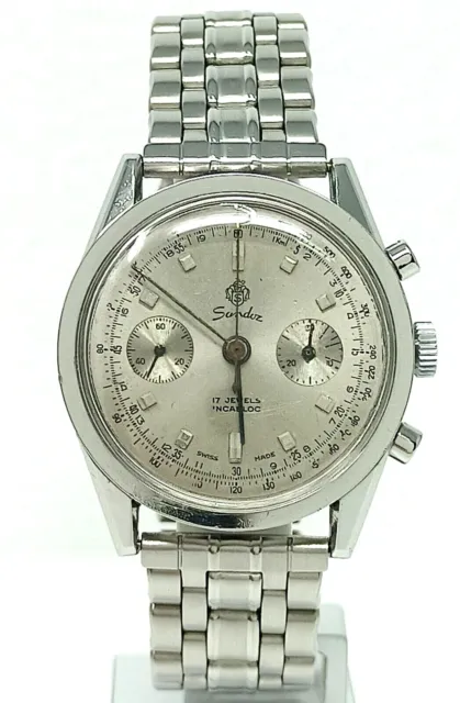 Orologio Sandoz mecanical chronographe Landeron 248 chrono vintage watch s steel