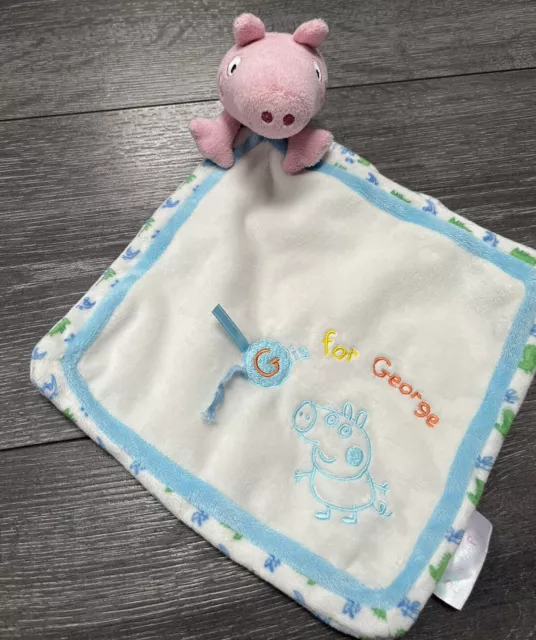 Regenbogen Designs - Peppa Pig - G ist für George Baby Bettdecke/Decke