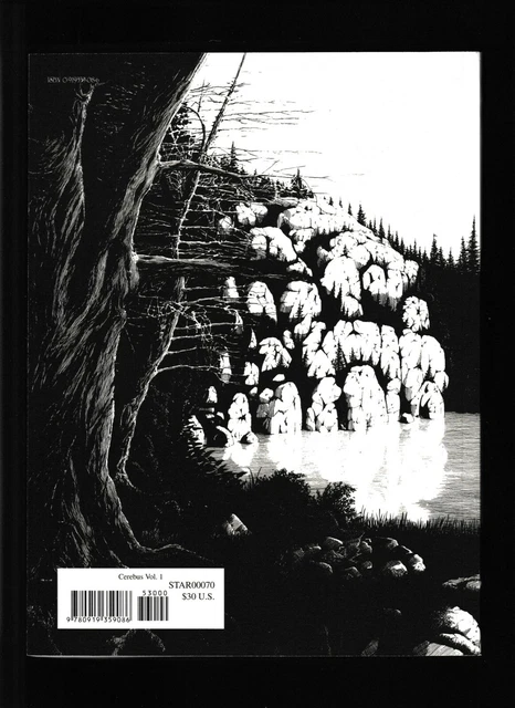 Cerebus TPB #1, Aardvark-Vanaheim, Dave Sim, Jaka, Red Sophia, Elrod, VF/NM y 2