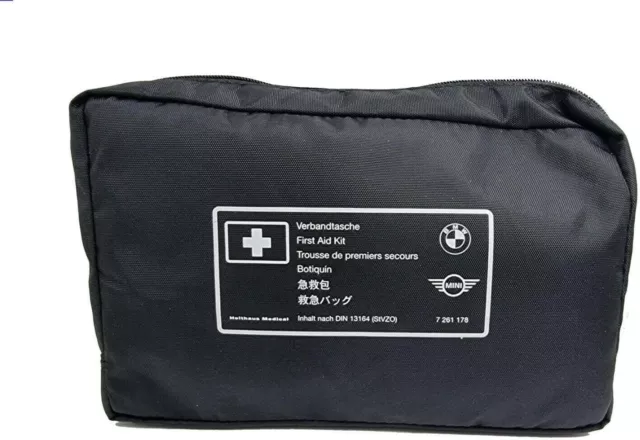 BMW Genuine Emergency  Car First Aid Kit Storage Pouch Bag Black