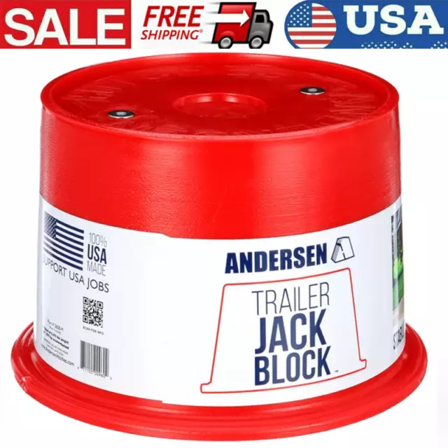 Andersen Manufacturing Trailer Jack Block with Magnets 3608-M