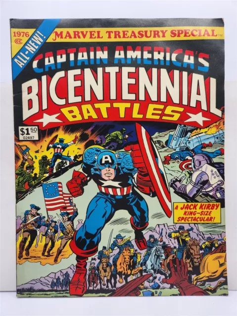 1976 Captain America's Bicentennial Battles MArvel Treasury Special Comic WW