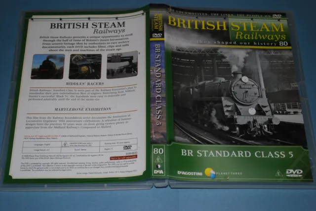 British Steam Railways -   BR Standard Class 5 - DVD DeAgostini No 80