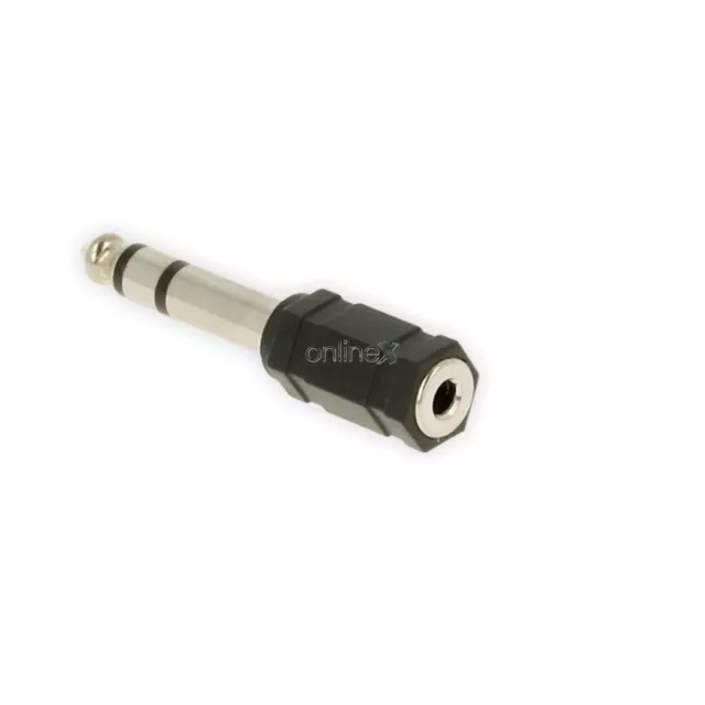 Adaptador Jack 3.5mm Hembra a 6.3 Macho a0786 2