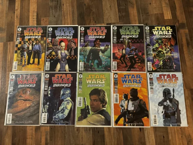 Star Wars Underworld #1-5 Complete Set - Dark Horse Comics 2000 Covers A/B