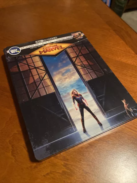 Captain Marvel 4k Ultra HD + Blu Ray Best Buy Exclusive Steelbook