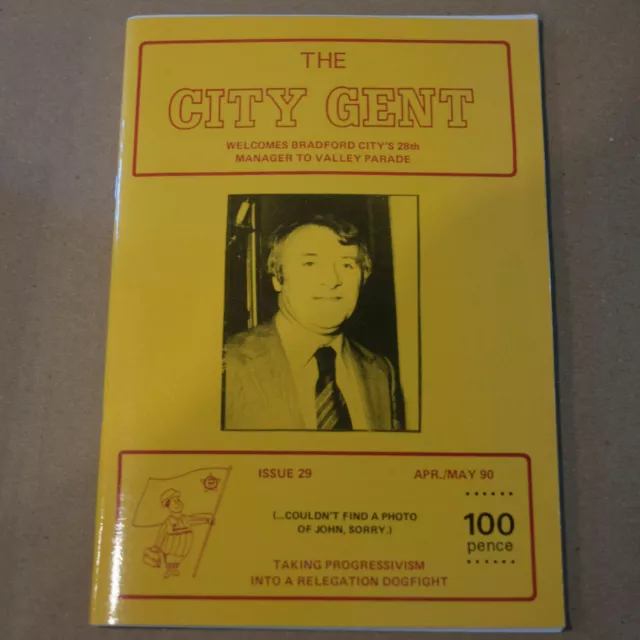 Fanzine - The City Gent Issue 29 - Bradford City Apr/May 1990