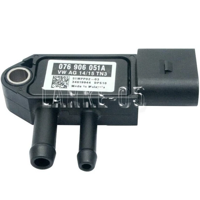 DPF DIESEL PARTICULATE Filter Differential Pressure Sensor For Audi A4