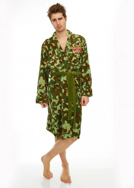 ONLY FOOLS AND Horses Rodney Camouflage Bathrobe Dressing Gown