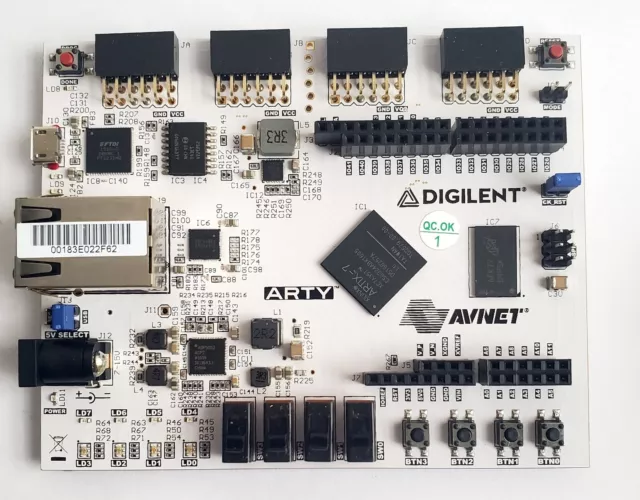 Avnet Digilent Artix 7 35T Arty Xilinx FPGA Evaluation Kit Rev.C