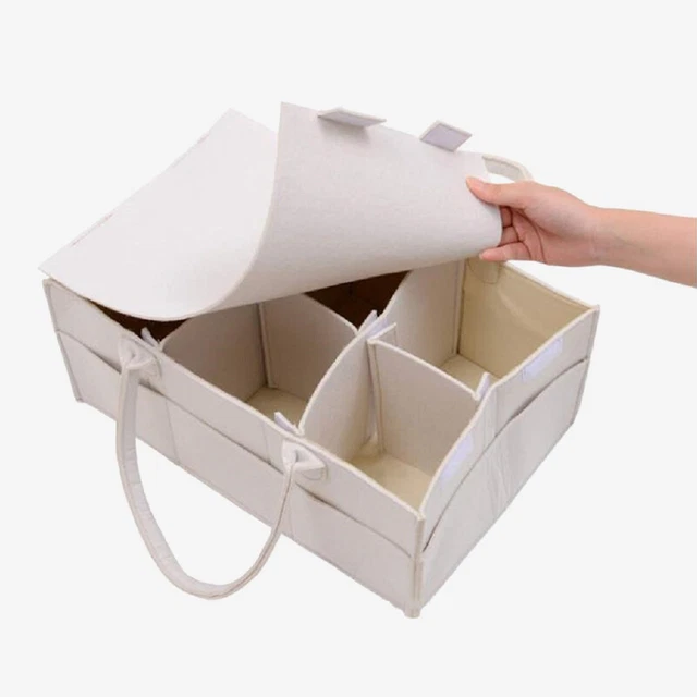 Baby Diaper Caddy Organiser Nappy Mummy Changing Bag Bottle Storage HandbagBH