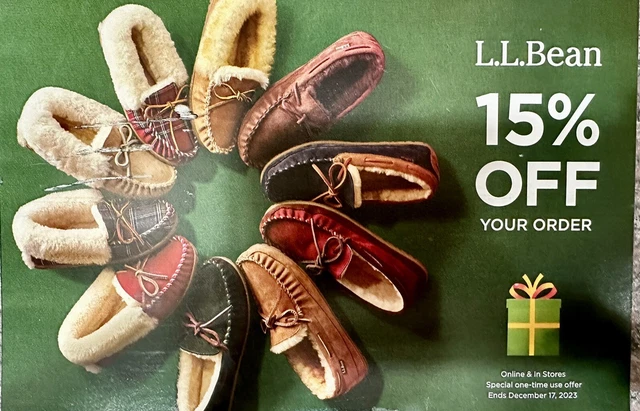 15% off L.L.Bean Coupon Code! Exp 12/17/2023