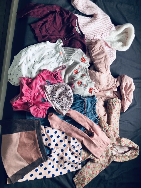 baby girls clothes 9-12 months bundle