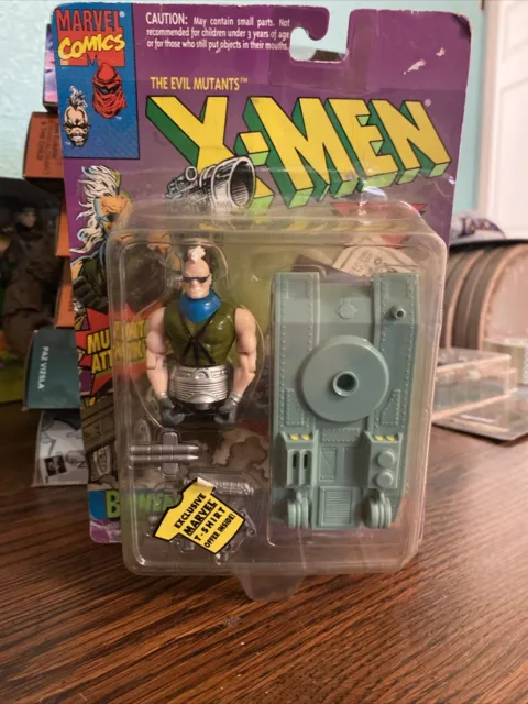 NEW Marvel Comic Evil Mutants X-Men BONEBREAKER Figure Attack Tank ToyBiz 1994