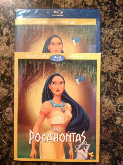 Pocahontas (Bluray/DVD, 2016)NEW Authentic Disney Exclusive