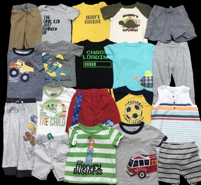 Boy's 12-18 Months Carter's Summer Star Wars Shirts Shorts Oufits Clothes Lot
