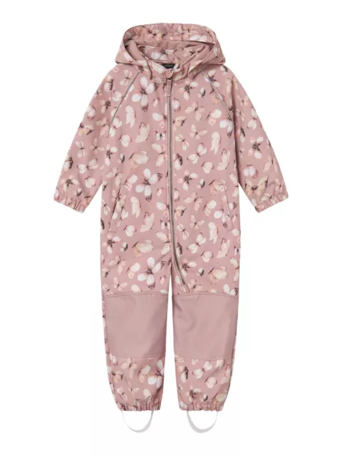 Name it Mädchhen Softshelloverall Gr. 80-116 NMFALFA08 SOFTSHELL SUIT AOP FO