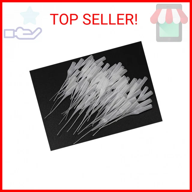 Bonsicoky 200Pcs Micro CA Glue Tips, Precision CA Applicator Tips Glue Tip Exten