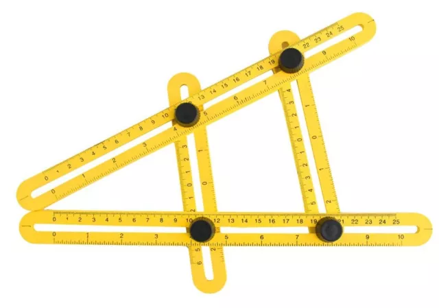 RIGHELLO MULTI ANGOLO irregolare Strumento di Misurazione con Bracci Regolabili