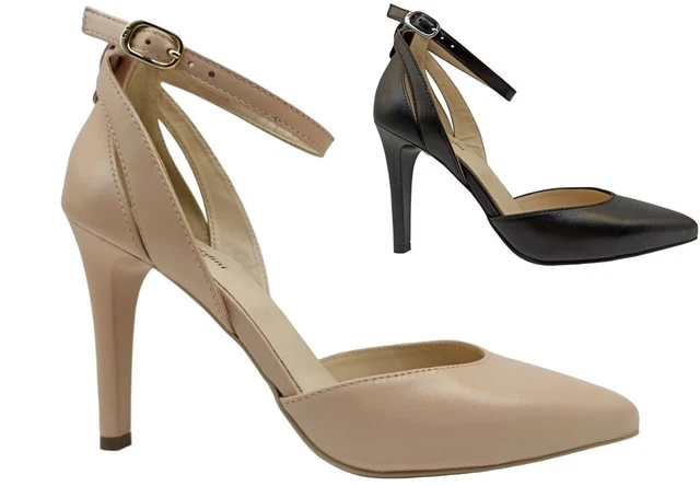 Sandales Femmes Nero Giardini E011073DE Éscarpins Talon Casual Élégant en Cuir