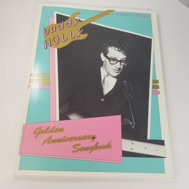 Best of BUDDY HOLLY Golden Anniversary SONGBOOK Sheet Music HAL LEONARD 1986 VTG
