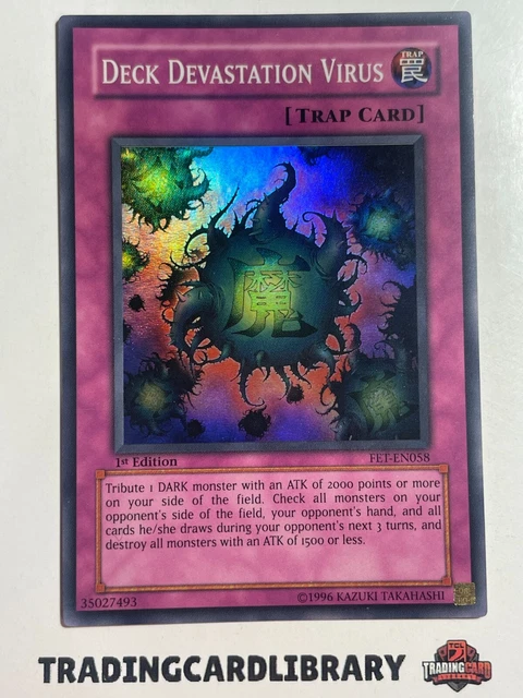 Yugioh - Deck Devastation Virus - Super Rare - FET-EN058 - 1st Edition - LP