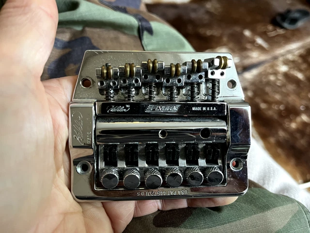 Kahler Flyer Tremolo Bridge Vibrato Chrome , and string lock 80's