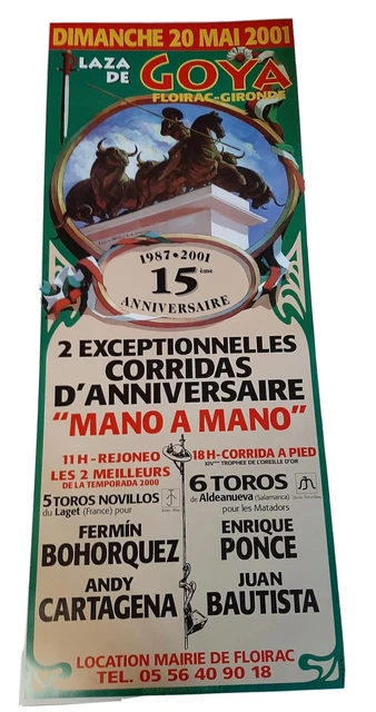 PROGRAMME OFFICIEL CORRIDA TEMPORADA 1981 BAYONNE JUAN MORA JIMENEZ