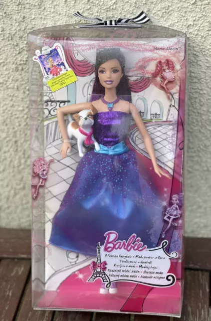 Unikat Mattel Barbie Modezauber Freundin Marie-Alecia Neu & Ovp