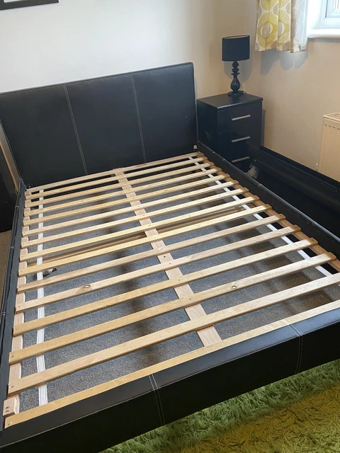 BLACK HABITAT DOUBLE Bed Frame £25.00 - PicClick UK