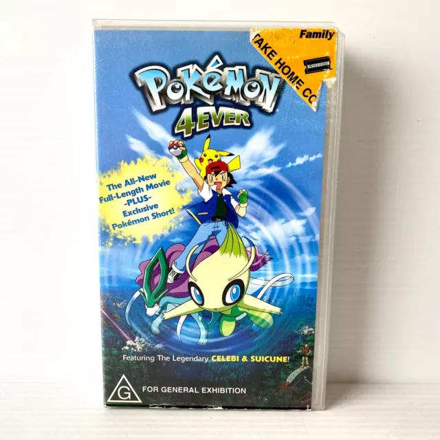 Pokemon: 4 Ever - VHS Movie Tape - Tested & Working - Free Postage