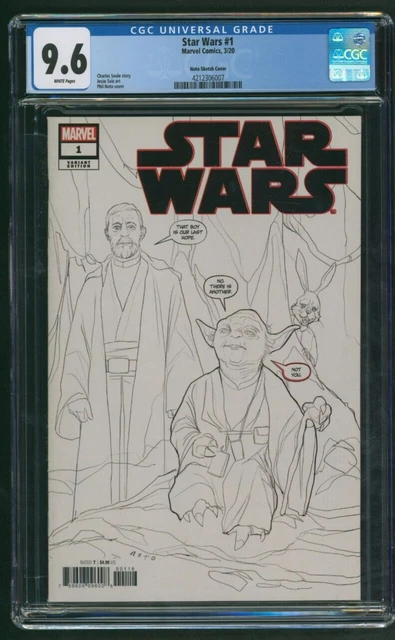 Star Wars #1 CGC 9.8 Phil Noto Sketch Variant